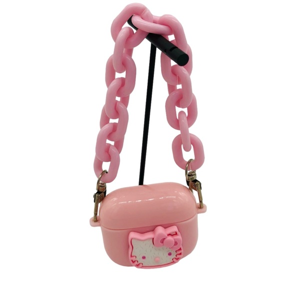 Hello Kitty AirPods Case 3rd Generation Pink LinkChain NEW Ready … - Picture 2 of 4